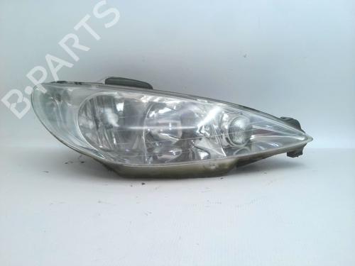 Used Right headlight PEUGEOT 206 SW (2E/K) 1.4 HDi (68 hp) 31836964