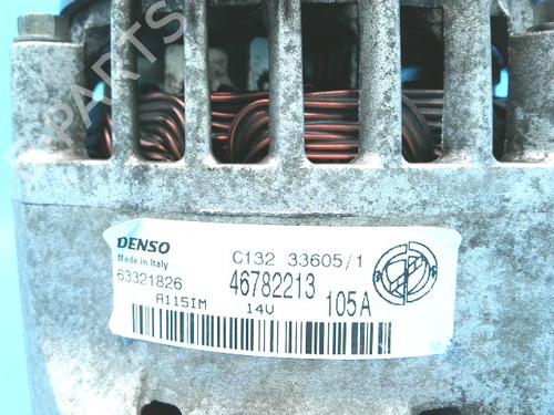 Used Alternator Alternator ALFA ROMEO 147 (937_) 1.9 JTDM 8V (937.AXD1A, 937.AXU1A, 937.BXU1A) (120 hp) 25330804 25330804