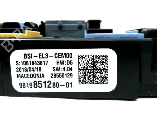 Electronic module CITROËN C3 AIRCROSS II (2R_, 2C_) 1.2 PureTech 110 (2RHNZB, 2RHNZW, 2RHNPX, 2RHNPJ) | BP29288023M83 - Image 4