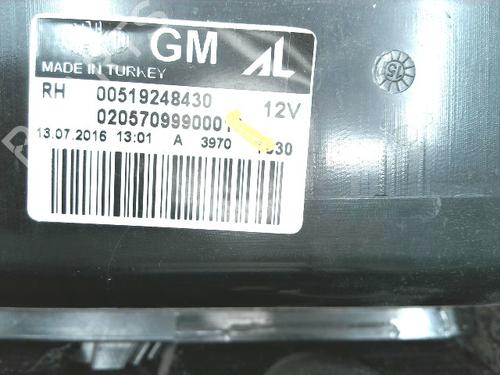 Right taillight OPEL COMBO Box Body/MPV (X12) 1.3 CDTI (B05) | BP27384610C35 