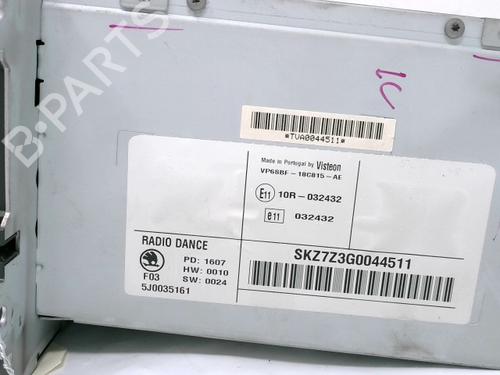 Used Radio Radio SKODA FABIA II (542) 1.9 TDI (105 hp) 34530554 34530554