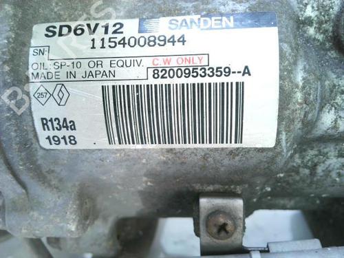 AC-Kompressor RENAULT CLIO III Grandtour (KR0/1_) 1.5 dCi (KR0F) (86 hp) 20912628