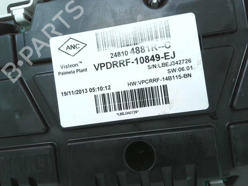 Instrument cluster RENAULT CAPTUR I (J5_, H5_) 1.5 dCi 90 (J5N4, J5M5, J5MW, J5M6, J5AL, J5AJ) | BP31045683C47 