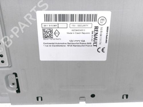 Radio RENAULT CAPTUR I (J5_, H5_) 1.2 TCe 120 | BP35993900E6 - Image 2