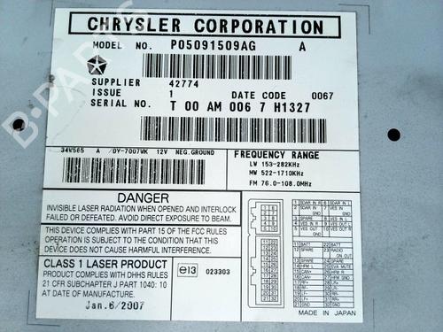 Radio JEEP COMPASS (MK49) 2.0 CRD 4x4 | BP29572190E6  - Image 6