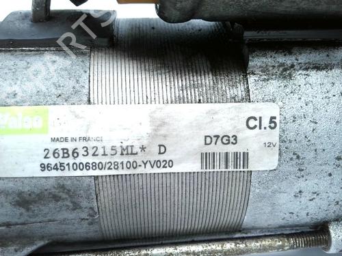 Starter PEUGEOT 206 SW (2E/K) 1.6 HDi 110 | BP27567178M8 