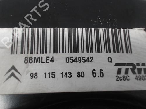 Used Servo brake Servo brake PEUGEOT 208 I (CA_, CC_) 1.6 HDi / BlueHDi 75 (75 hp) 20916883 20916883