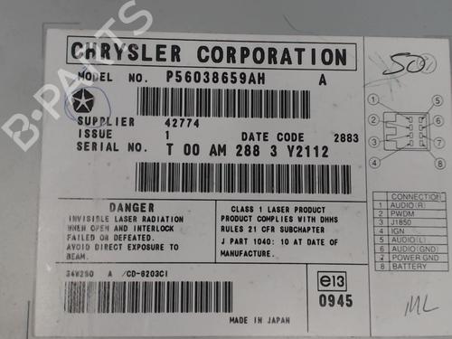 Used Radio Radio CHRYSLER STRATUS Convertible (JX) 2.0 LE (131 hp) 22100426 22100426