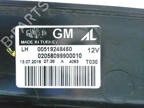 Left taillight OPEL COMBO Box Body/MPV (X12) 1.3 CDTI (B05) | BP27384611C34 