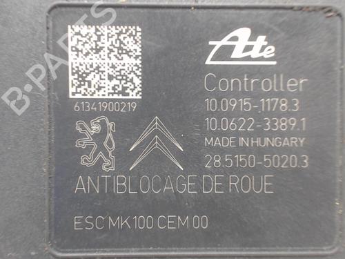 ABS pump PEUGEOT 208 I (CA_, CC_) 1.4 HDi | BP20916815M43 