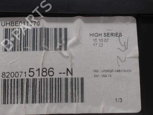 Instrument cluster RENAULT CLIO III (BR0/1, CR0/1) 1.2 16V | BP21777560C47 