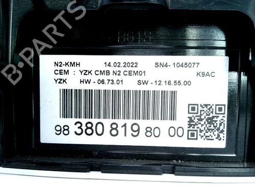 Instrument cluster CITROËN BERLINGO Box Body/MPV (K9) PureTech 110 | BP30726712C47 