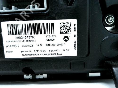 Display monitor RENAULT CLIO V (B7_) 1.5 Blue dCi 100 (B7AD) | BP30787664C48  - Image 13