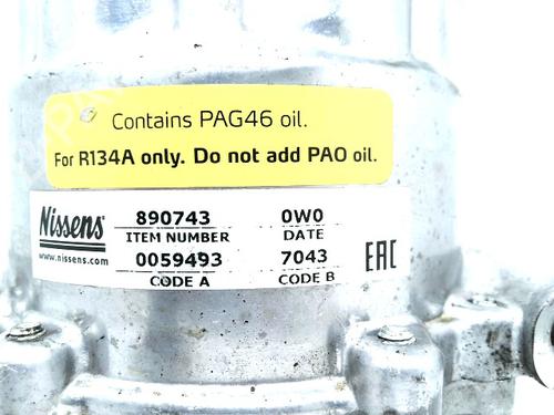 AC compressor CITROËN C5 III (RD_) 1.6 HDi 110 (RD9HL0, RD9HR8, RD9HRA) | BP29243497M34 