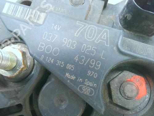 Used Alternator Alternator VW POLO (6N2) 1.4 (60 hp) 22100964 22100964