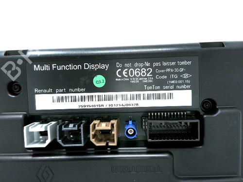 Display monitor RENAULT LAGUNA III (BT0/1) 1.5 dCi (BT00, BT0A, BT0T, BT1J) | BP29282241C48