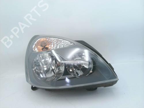 Højre forlygte RENAULT CLIO II (BB_, CB_) 1.2 16V (BB05, BB0W, BB11, BB27, BB2T, BB2U, BB2V, CB05,... (75 hp) 28387435