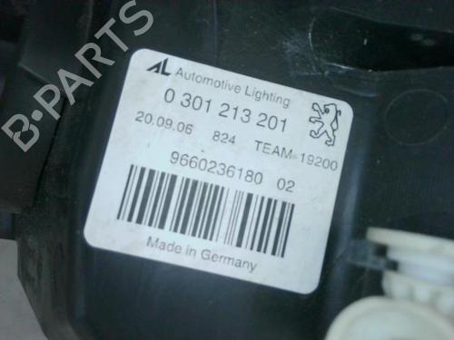 Used Left headlight Left headlight PEUGEOT 407 (6D_) 1.6 HDi 110 (6D9HZC, 6D9HYC) (109 hp) 24449446 24449446