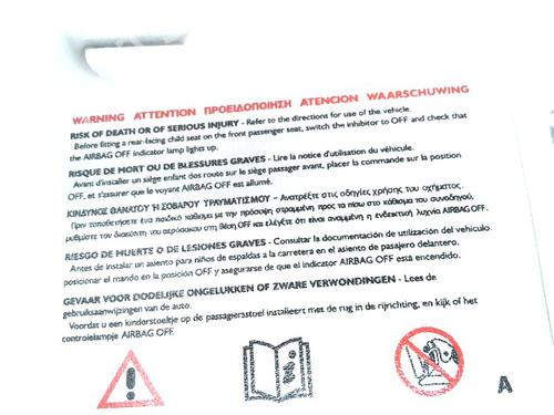 Left sun visor RENAULT TWINGO II (CN0_) 1.2 16V (CN04, CN0B) | BP29465227I1  - Image 6