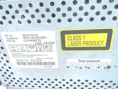 Radio SUZUKI SWIFT III (MZ, EZ) 1.3 DDiS (RS413D) | BP26156282E6 - Image 3