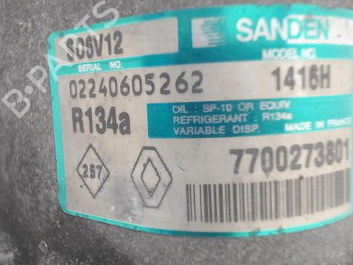 Used AC compressor AC compressor RENAULT CLIO II (BB_, CB_) 1.5 dCi (B/CB08) (82 hp) 22100191 22100191
