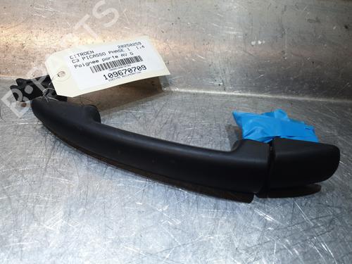Used Front left exterior door handle CITROËN C3 Picasso (SH_) 1.4 VTi 95 (SH8FSC, SH8FP0, SH8FP6) (95 hp) 27610014