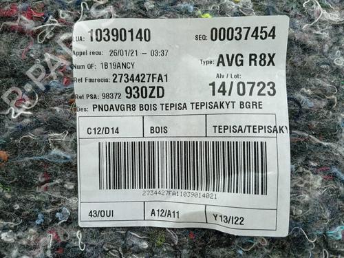 Front left panel PEUGEOT 508 SW II (FC_, FJ_, F4_) PSE Hybrid4 360 (F45GBT) | BP32212034C58 