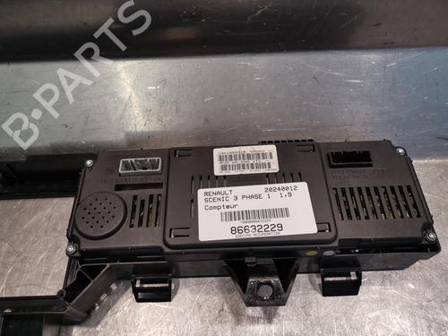 Used Instrument cluster Instrument cluster RENAULT SCÉNIC III (JZ0/1_) 1.5 dCi (106 hp) 20921032 20921032