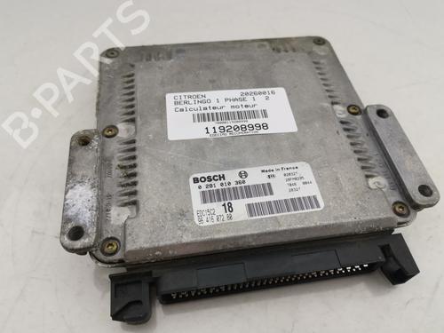 Used Engine control unit (ECU) CITROËN BERLINGO / BERLINGO FIRST MPV (MF_, GJK_, GFK_) 2.0 HDI 90 (MFRHY) (90 hp) 31625543