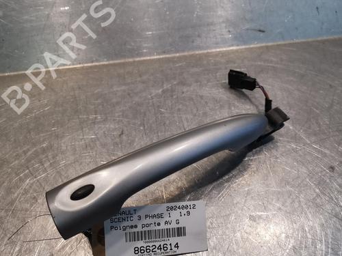 Front left exterior door handle RENAULT SCÉNIC III (JZ0/1_) 1.5 dCi | BP20921039C128 