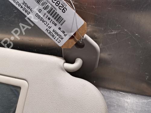 Right sun visor CITROËN XSARA PICASSO (N68) 2.0 HDi | BP21215680I2 