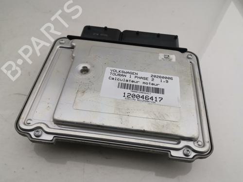 Used Engine control unit (ECU) VW TOURAN (1T1, 1T2) 1.9 TDI (105 hp) 31953530