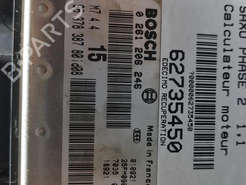Used Engine control unit (ECU) CITROËN SAXO (S0, S1) 1.1 X, SX (60 hp) 20924288
