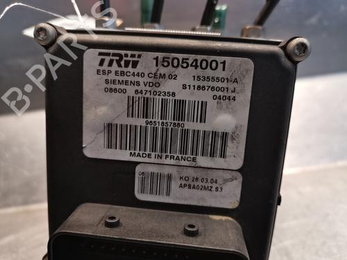 ABS pump PEUGEOT 407 SW (6E_, 6D_) 2.0 HDi 135 | BP20919434M43 
