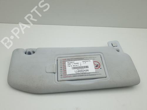 Used Right sun visor PEUGEOT 208 I (CA_, CC_) 1.4 HDi (68 hp) 27716251