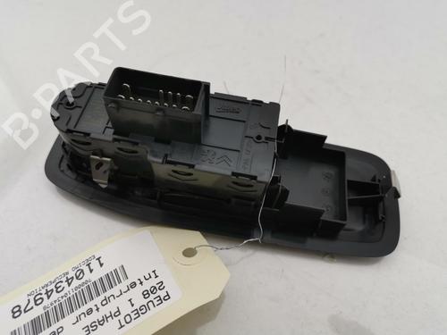 Used Left front window switch Left front window switch PEUGEOT 208 I (CA_, CC_) 1.4 HDi (68 hp) 28170692 28170692