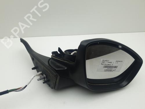 Used Right mirror PEUGEOT 208 I (CA_, CC_) 1.4 HDi (68 hp) 27712896