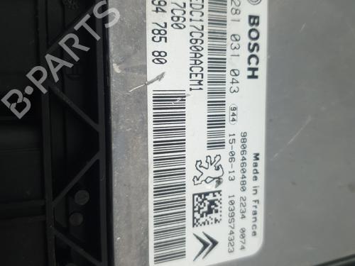 Engine control unit (ECU) PEUGEOT 508 I (8D_) 1.6 BlueHDi 120 | BP37587568M57 - Image 2