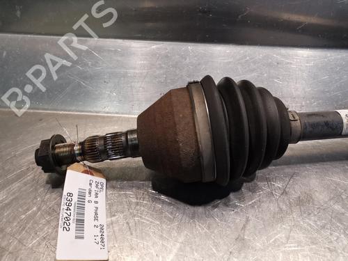 Used Left front driveshaft OPEL ZAFIRA / ZAFIRA FAMILY B (A05) 1.7 CDTI (M75) (125 hp) 20918150
