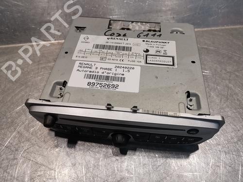 Radio RENAULT MEGANE III Hatchback (BZ0/1_, B3_) 1.5 dCi (BZ09, BZ0D, BZ1W, BZ29, BZ14) | BP20919571E6 