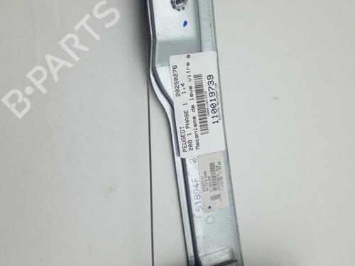 Front right window mechanism PEUGEOT 208 I (CA_, CC_) 1.4 HDi | BP27721565C23 