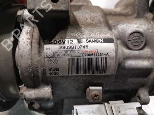AC Kompressor RENAULT CLIO III (BR0/1, CR0/1) 1.5 dCi (C/BR0G, C/BR1G) | BP20923018M34 