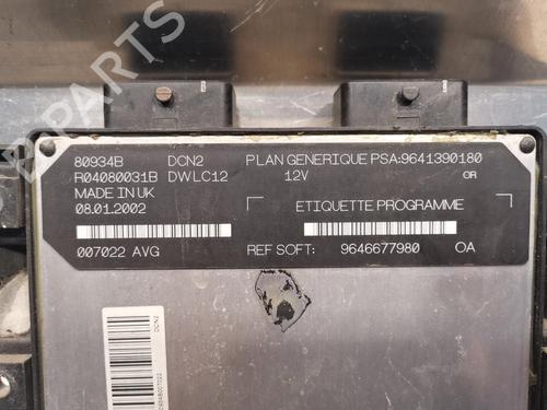 Engine control unit (ECU) CITROËN XSARA Break (N2) 1.9 D | BP20921558M57 