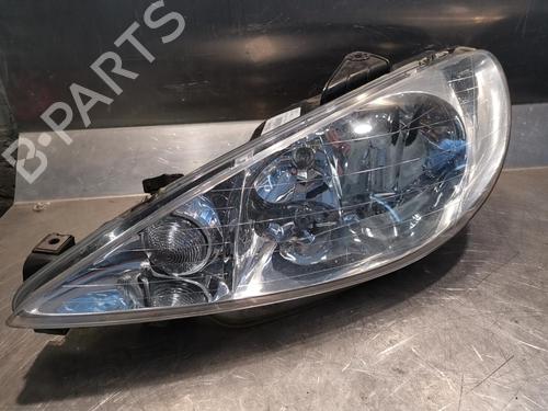 Used Left headlight Left headlight PEUGEOT 206 Hatchback (2A/C) 1.4 HDi eco 70 (68 hp) 20919796 20919796