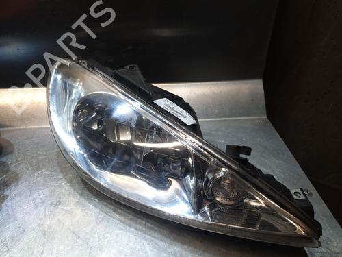 Højre forlygte PEUGEOT 206 Hatchback (2A/C) 2.0 HDI 90 (90 hp) 22605192