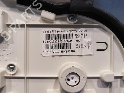 Instrument cluster PEUGEOT 206 Hatchback (2A/C) 1.4 i | BP20918579C47 