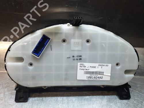 Used Instrument cluster Instrument cluster OPEL ASTRA J (P10) 2.0 CDTI (68) (160 hp) 27199968 27199968