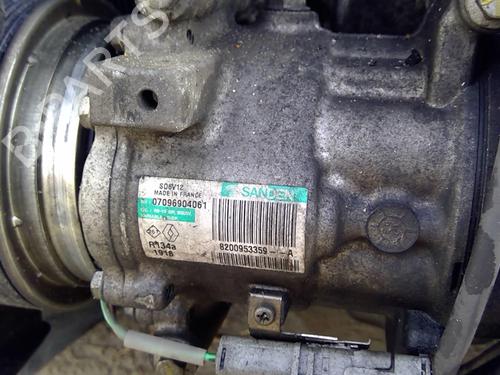 Used AC compressor RENAULT CLIO III (BR0/1, CR0/1) 1.5 dCi (C/BR0G, C/BR1G) (68 hp) 25261436