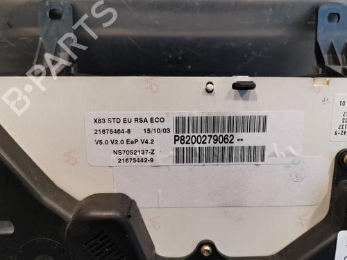 Used Instrument cluster Instrument cluster RENAULT TRAFIC II Van (FL) 1.9 dCi 100 (FL0C, FL0K, FL0B) (101 hp) 20923347 20923347