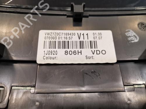 Instrument cluster VW GOLF IV (1J1) 1.9 TDI | BP20920028C47 